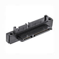 90 Degree Down Angled SATA 22Pin 7+15 Male to SATA 22P Female Extension Convertor Adapter SA-121-DN