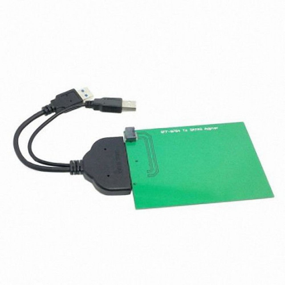 USB 3.0 to SATA 22pin 2.5" Hard Disk to WD5000MPCK SFF-8784 SATA Express SSD Adapter U3-067+SA-118