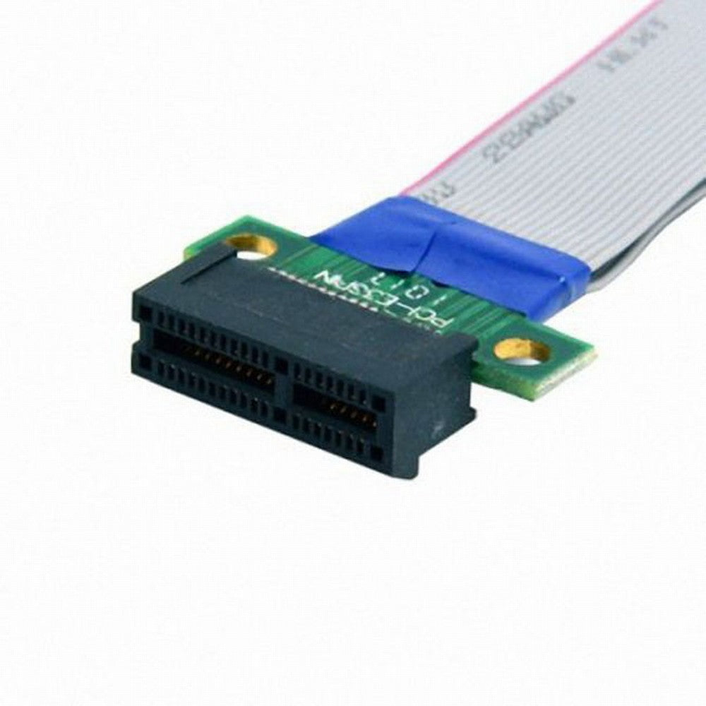 PCI-E Express 1X Slot Riser Card Extender Extension Ribbon Flex Relocate Cable 20cm EP-051