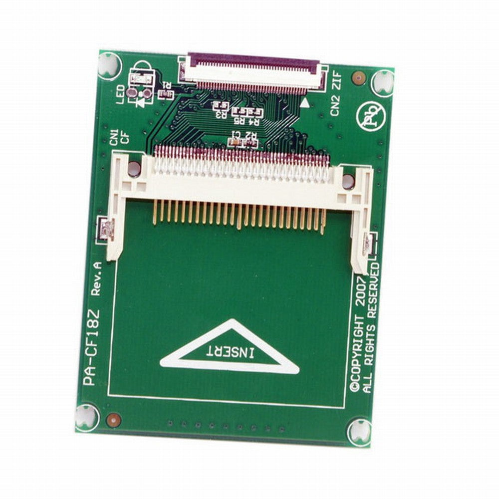 Compact Flash CF Memory Card to 1.8" CE Ipod ZIF SSD HDD Adapter with 2 Cables EP-040
