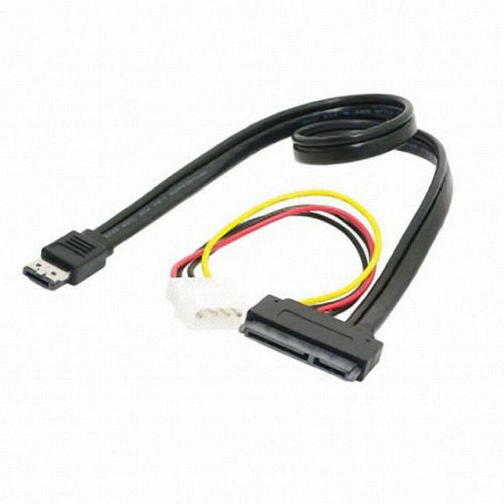 50cm eSATAp Power ESATA Combo to SATA 22pin IDE 4pin 5V 12V for 3.5" 2.5" Hard Disk Data Cable SA-087
