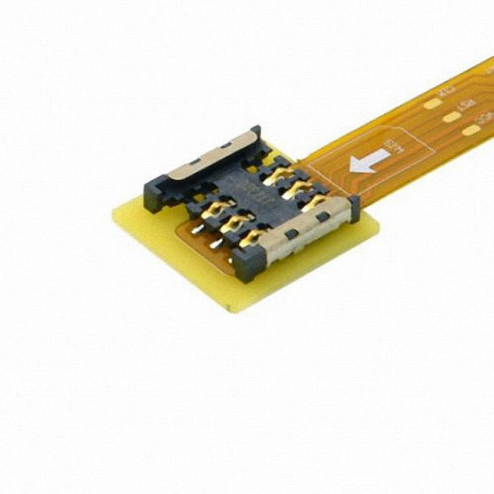 Micro SIM Card to Nano SIM Kit Male to Female Extension Soft Flat FPC Cable Extender 10cm EP-083