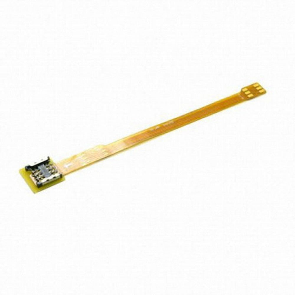 Micro SIM Card to Nano SIM Kit Male to Female Extension Soft Flat FPC Cable Extender 10cm EP-083