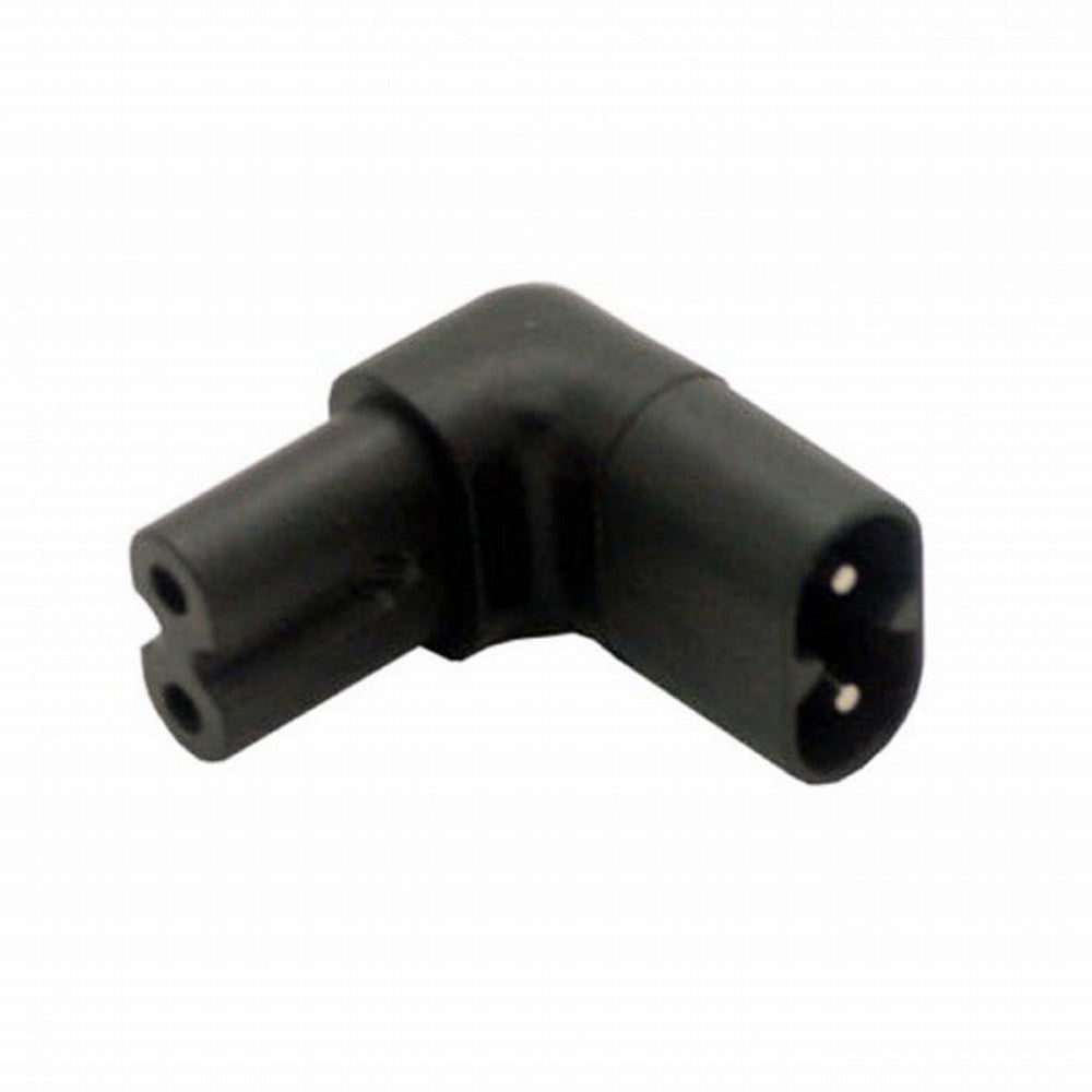 Figure 8 IEC 320 C7 to C8 90 Degree Up Down Angled Right Angle AC Power Adapter Extension PW-038