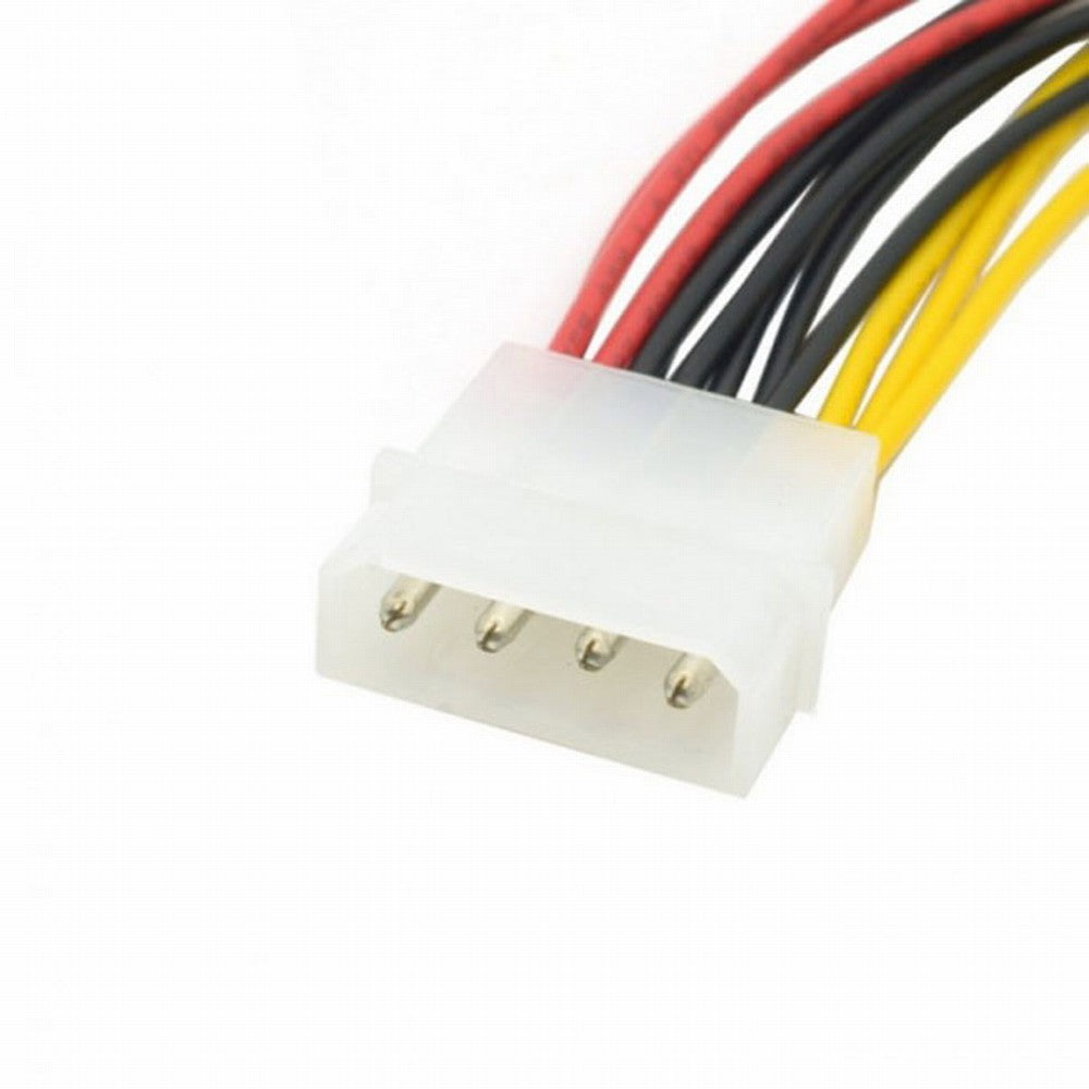 IDE 4 Pin Male to 3 IDE Female Y Type Splitter Power supply Extension Cable 10cm for Hard Disk SA-086