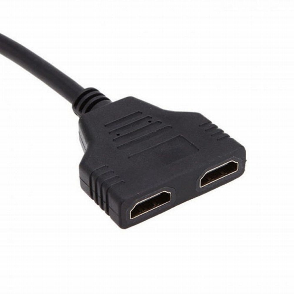 HDMI to Dual HDMI Female Y Splitter Switch Extension Adapter Cable with Micro Mini HDMI Adapter HD-023+038+167
