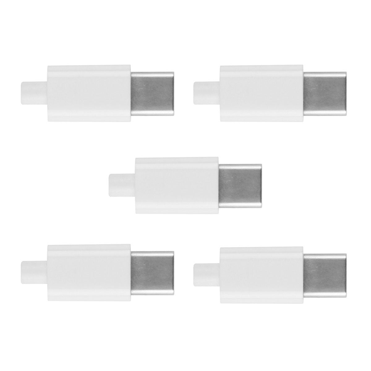5set DIY 24pin USB 3.1 Type C USB-C Male Plug Connector SMT type with 3.5mm SR and Housing Cover UC-050-WH-5PCS