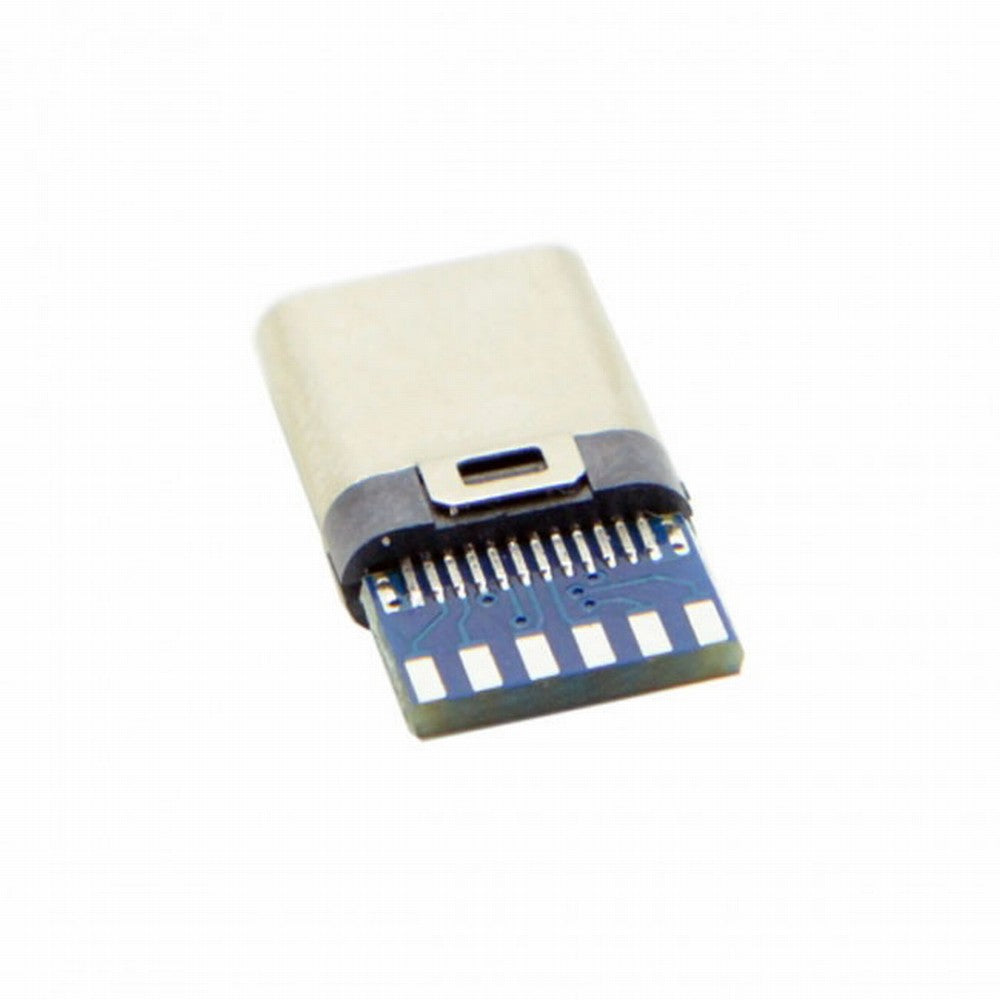 5set DIY 24pin USB 3.1 Type C USB-C Male Plug Connector SMT type with 3.5mm SR and Housing Cover UC-050-WH-5PCS