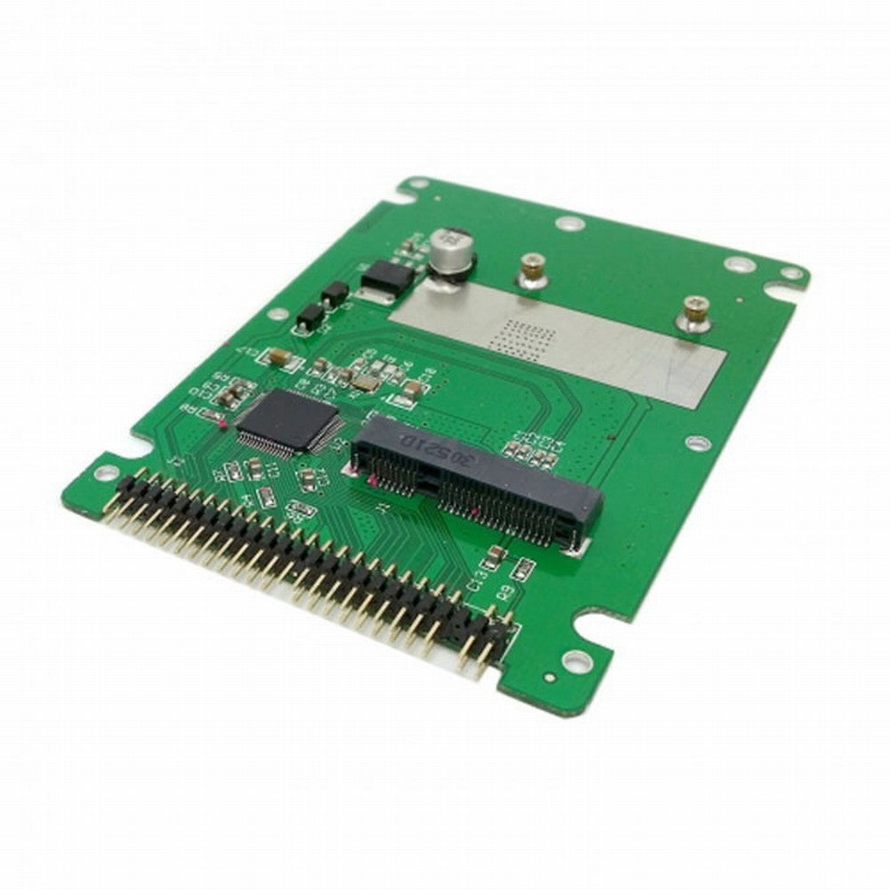 mSATA mini PCI-E SATA SSD to 2.5 inch IDE 44pin Notebook Laptop hard disk case Enclosure White SA-106