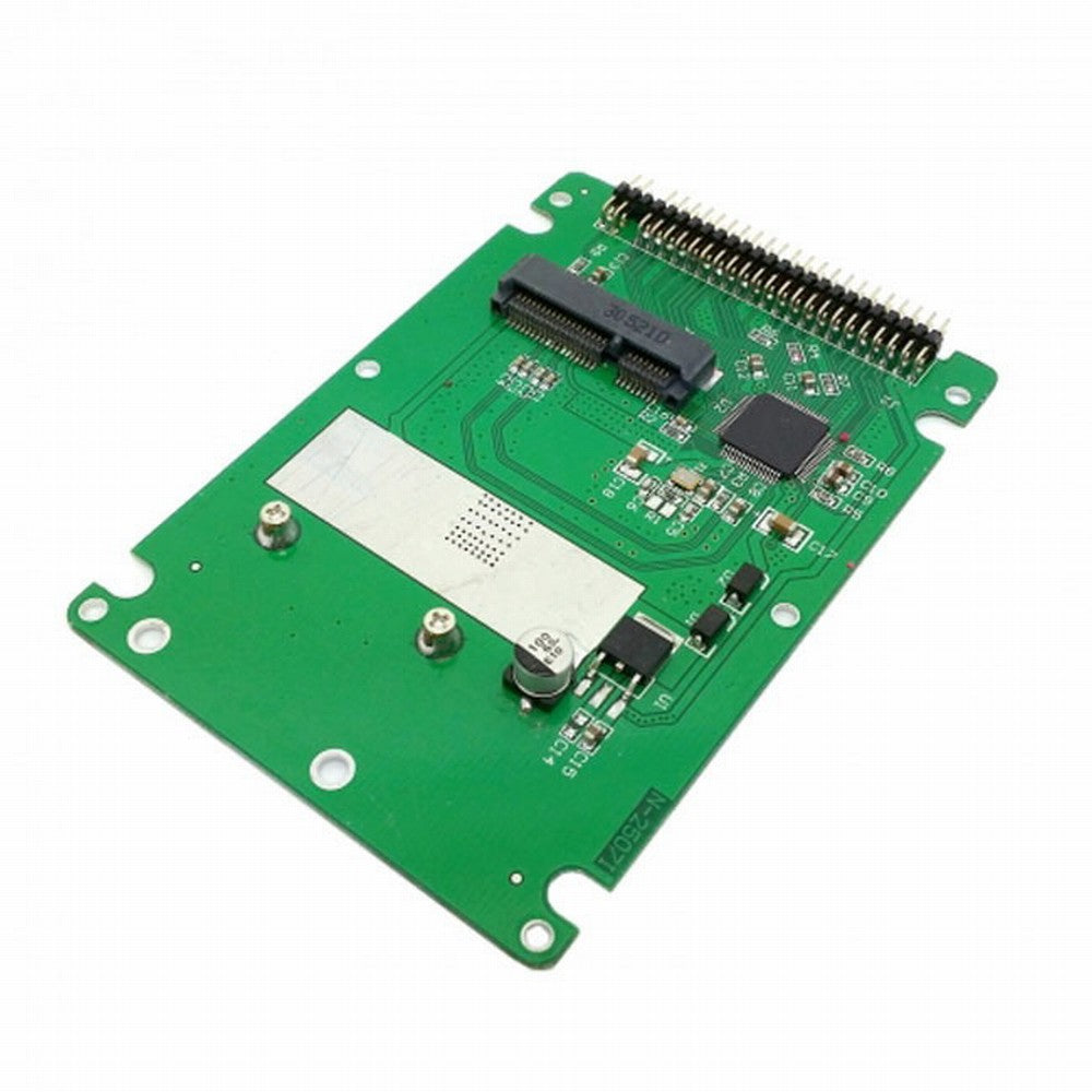 mSATA mini PCI-E SATA SSD to 2.5 inch IDE 44pin Notebook Laptop hard disk case Enclosure White SA-106