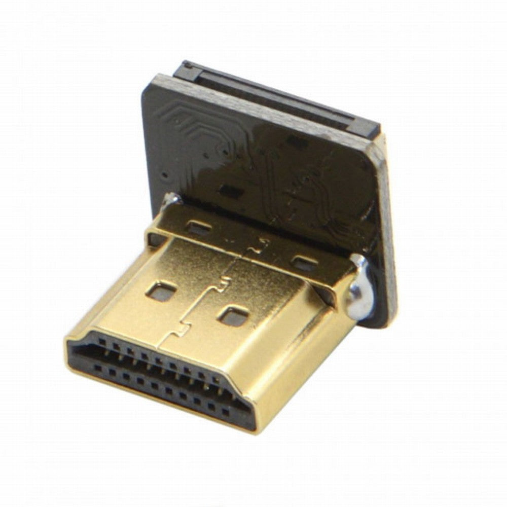 CYFPVHDMI HDMI Type A Male Connector Down Angled 90 Degree for FPV HDTV Multicopter Aerial Photography CN-018-DN