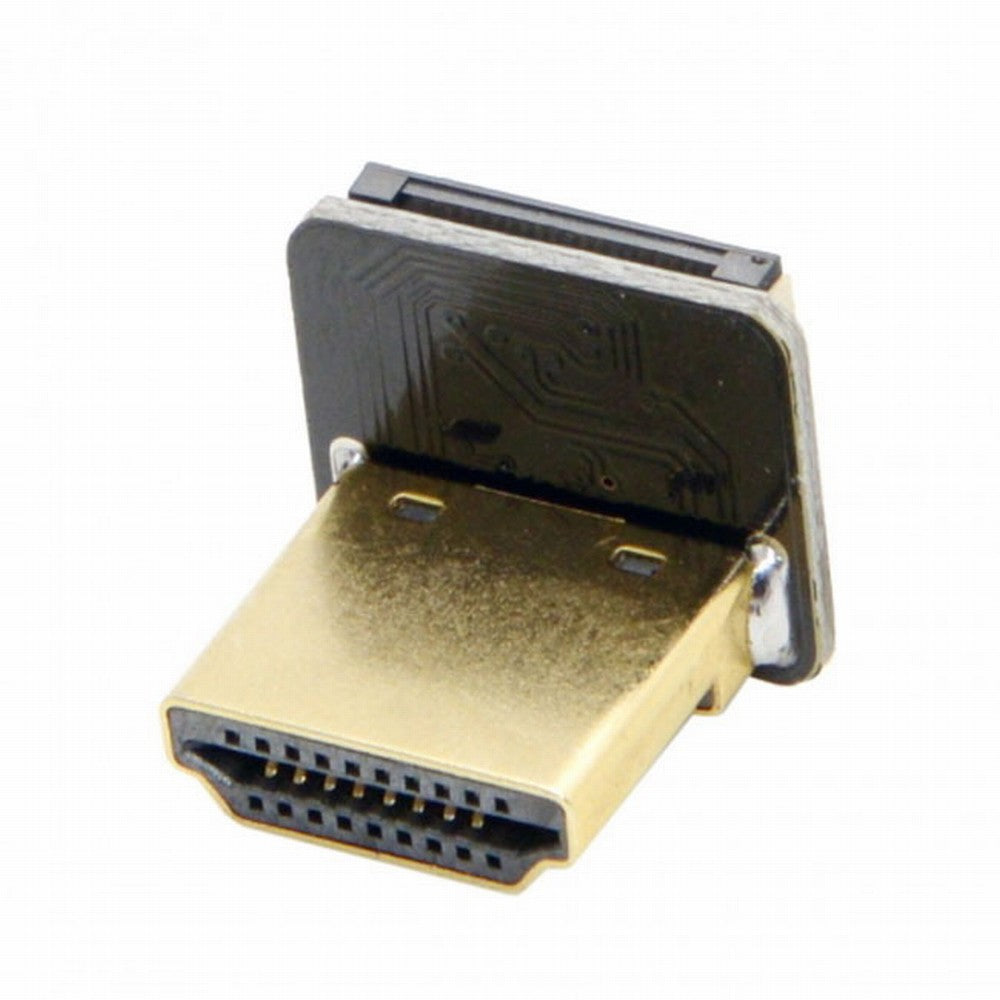 CYFPVHDMI HDMI Type A Male Connector Up Angled 90 Degree for FPV HDTV Multicopter Aerial Photography CN-018-UP