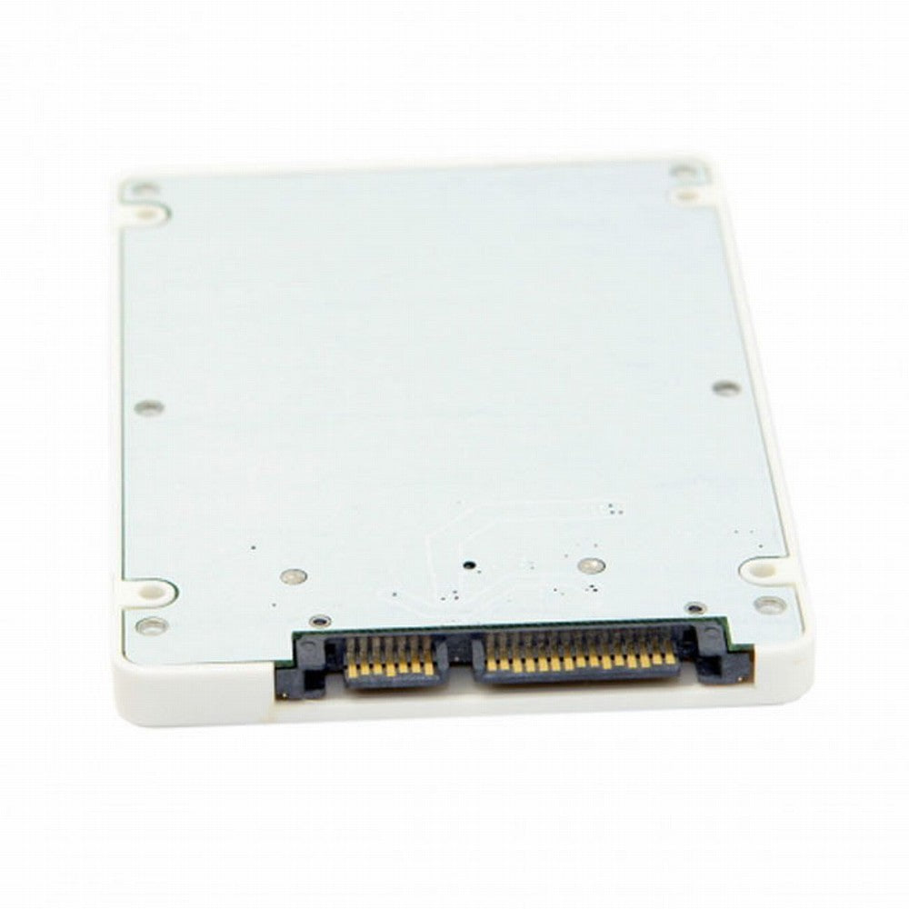 1.8" Micro SATA 16pin SSD to 2.5" SATA 22pin 7+15 hard disk case Enclosure White 7mm height SA-098