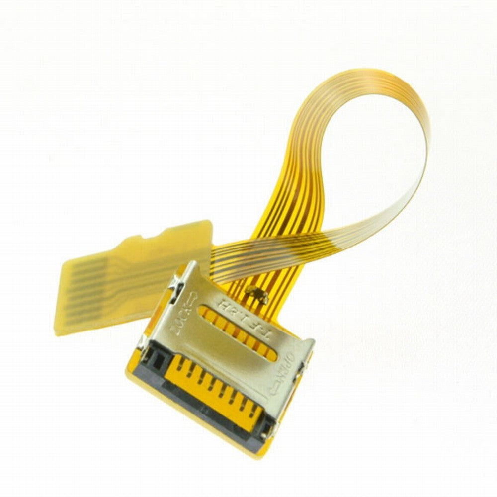 Micro SD TF Memory Card Kit Male to Female Extension Soft Flat FPC Cable Extender 10cm EP-077