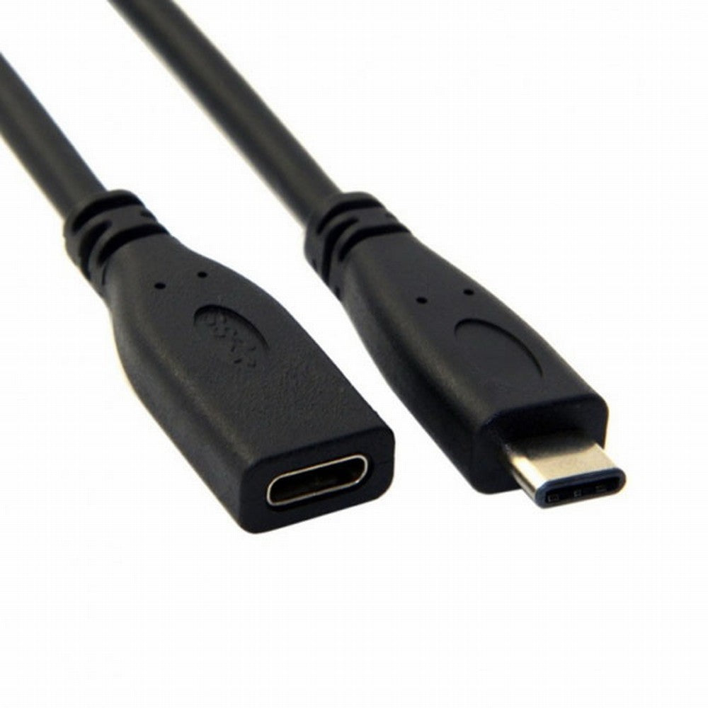 USB-C USB 3.1 Type C Male to Female Extension Data Cable for Laptop Macbook Tablet Mobile Phone 2m UC-218-BK-2.0M