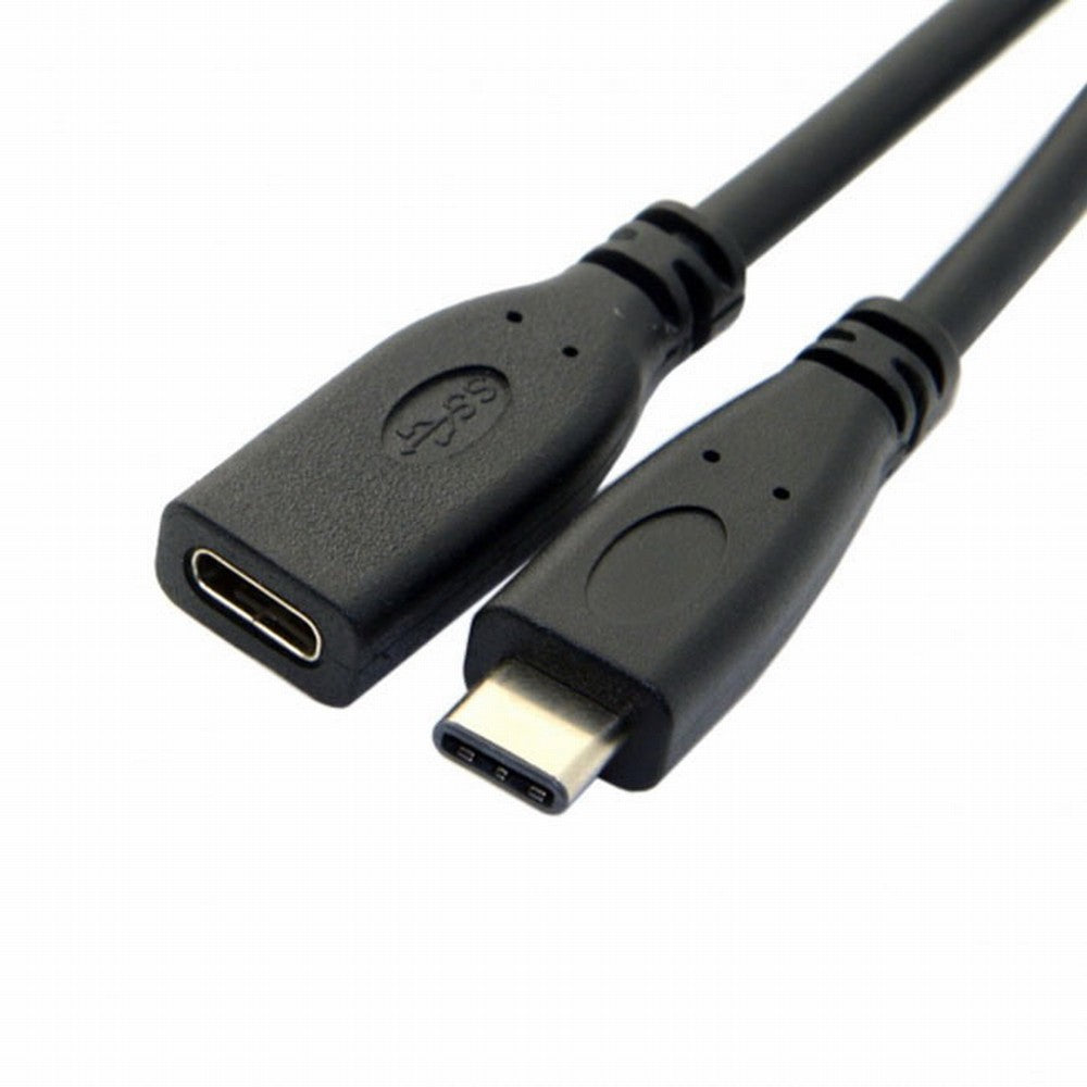 USB-C USB 3.1 Type C Male to Female Extension Data Cable for Macbook Tablet Mobile Phone 20cm UC-218-BK-0.2M