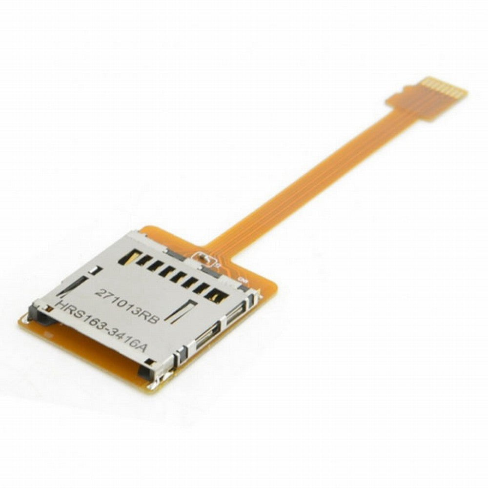 Micro SD TF Memory Card Kit Male to SD Female Extension Soft Flat FPC Cable Extender 10cm EP-076