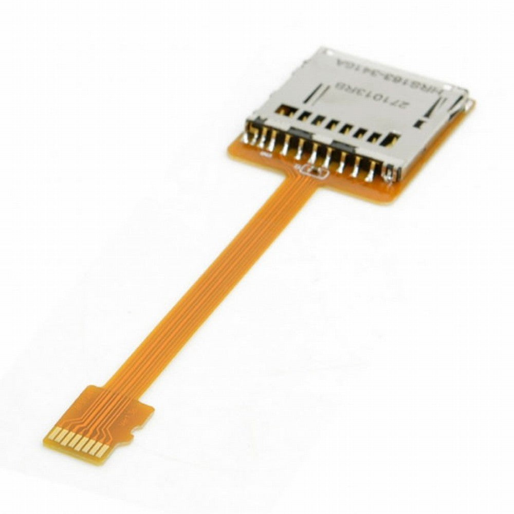 Micro SD TF Memory Card Kit Male to SD Female Extension Soft Flat FPC Cable Extender 10cm EP-076