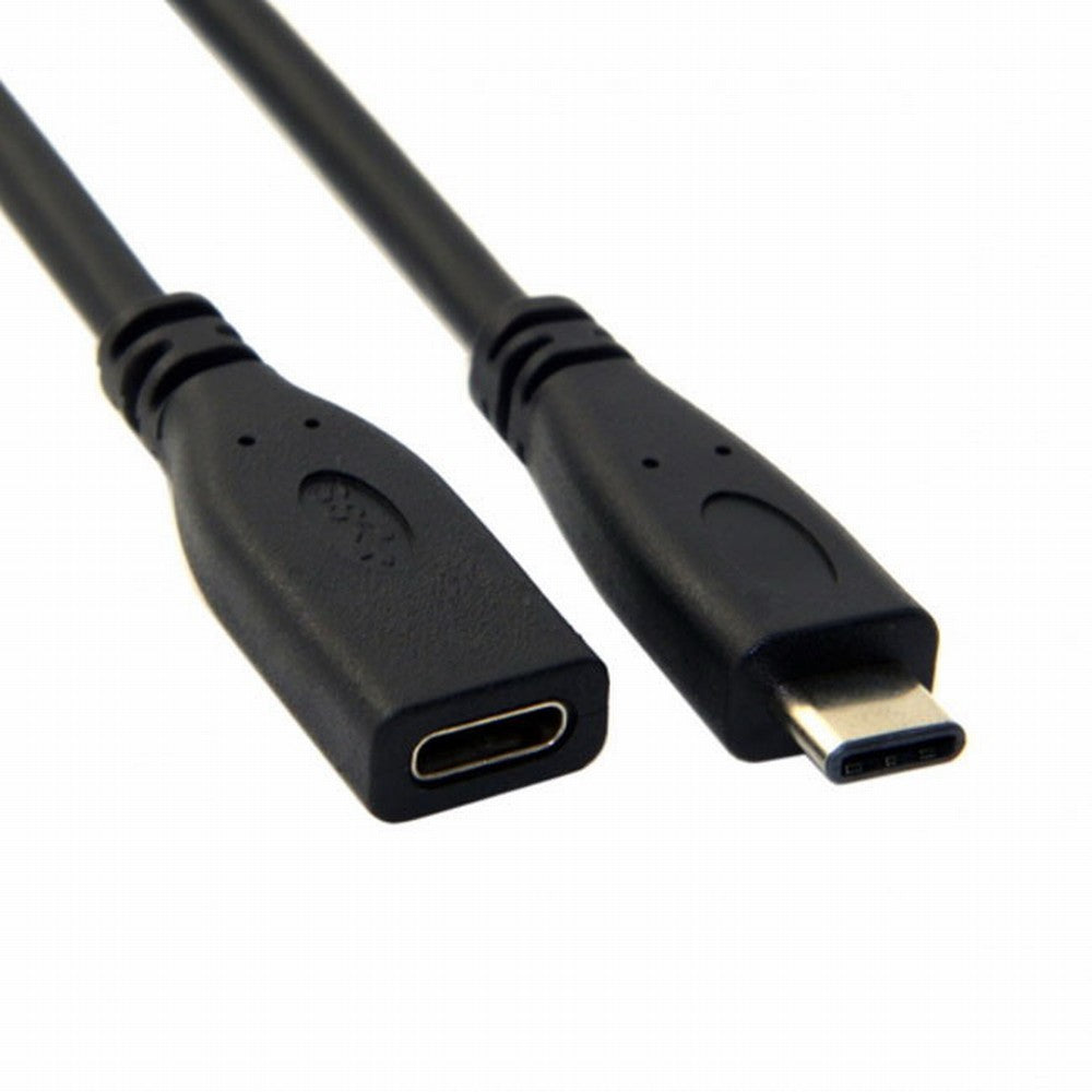 USB-C USB 3.1 Type C Male to Female Extension Data Cable for Macbook Tablet Mobile Phone 60cm UC-218-BK-0.6M