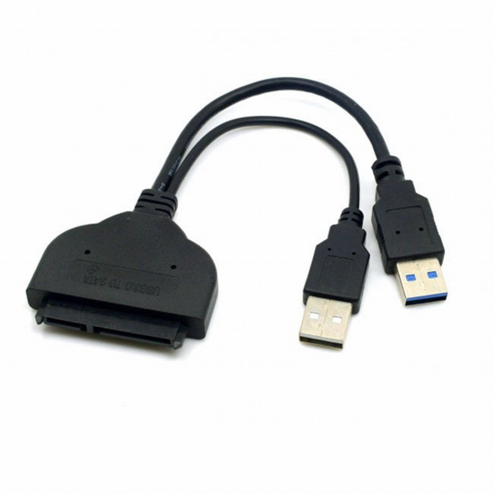 1set USB 3.0 to SATA 22Pin SATA to 16Pin Micro SATA Adapter for 1.8" 2.5" Hard Disk Driver With Extral USB Power Cable U3-067+SA-006