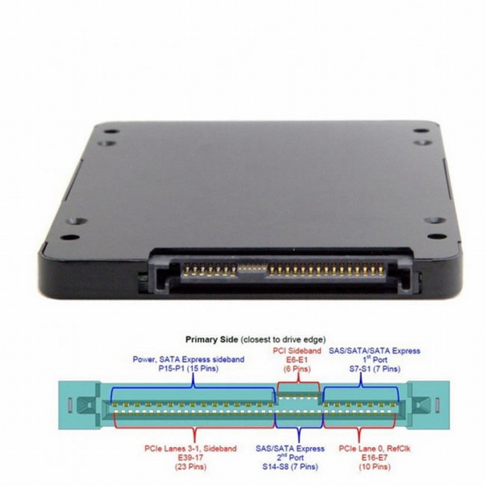 SFF-8639 NVME U.2 to NGFF M.2 M-key PCIe SSD Case Enclosure for Mainboard Replace SSD 750 p3600 p3700 SA-077
