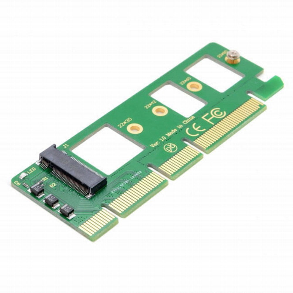NGFF M-key NVME AHCI SSD to PCI-E 3.0 16x x4 Adapter for XP941 SM951 PM951 A110 m6e 960 EVO SSD SA-001-GR