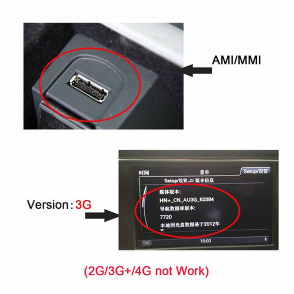 Media In AMI MDI USB-C USB 3.1 Type-C Charge Adapter Cable For Car VW AUDI 2014 A4 A6 Q5 Q7 CA-040