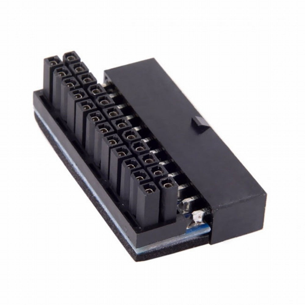 ATX 24Pin Female to 24pin Male 90 Degree Power Adapter Mainboard Motherboard for Desktops PC Supply PW-007