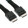 OCuLink PCIe PCI-Express SFF-8611 4i to OCuLink SFF-8611 SSD Data Active Cable 50cm SF-014-BK