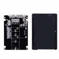 Combo M.2 NGFF B-key mSATA SSD to SATA 3.0 Adapter Converter Case Enclosure with Switch SA-011