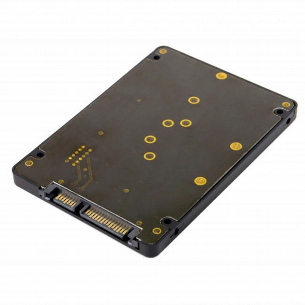 Combo M.2 NGFF B-key mSATA SSD to SATA 3.0 Adapter Converter Case Enclosure with Switch SA-011