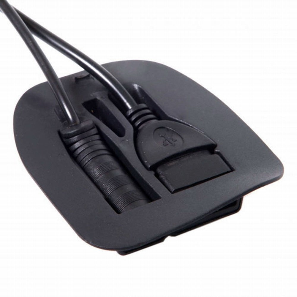 Backpack USB 2.0 Audio 3.5mm Charging Cable Practical Convenient Outdoor Travel Camping External U2-019