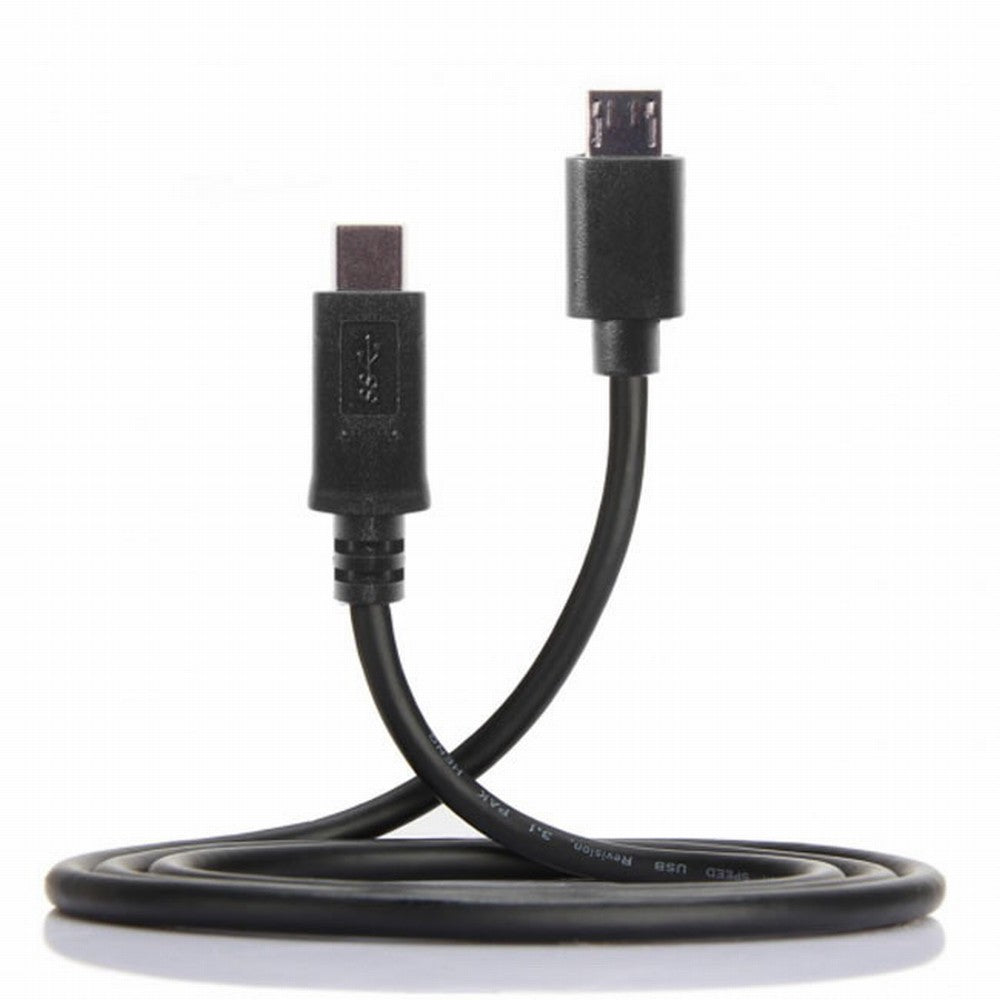 Reversible Design USB 3.0 3.1 Type C Male Connector to Micro USB 2.0 Male Data Cable for Laptop Phone UC-203