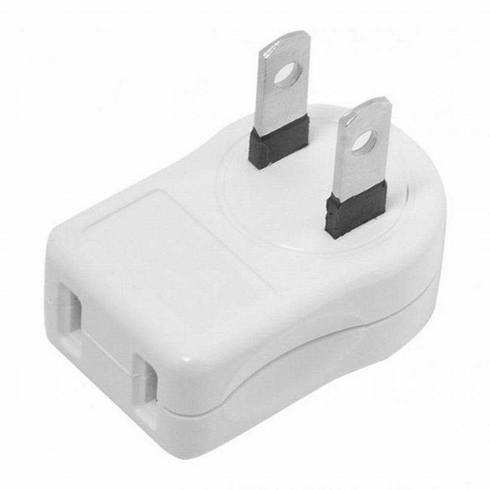 NEMA 1-15P USA Outlet Saver Power Extension Adapter 2-prong 2 Outlets 90 Degree Up Down Angled PW-014-UP