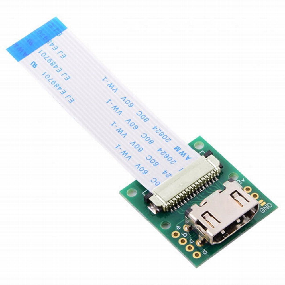 Raspberry PI Camera Module to HDMI Type A Male HDTV FPC Flat Cable 5cm fit for PES001 CN-005