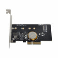 PCI-E 3.0 x4 to M.2 NGFF M Key SSD Nvme Card Adapter PCI Express with Power Failure Protection 4.0F Super Capacitor SA-022