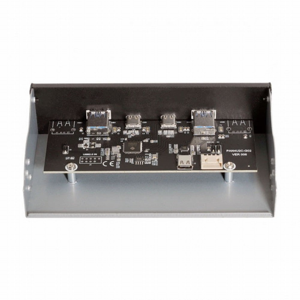 USB-C USB 3.0 HUB 4 Ports Front Panel to Motherboard 20Pin Connector Cable for 5.25" CD-ROM Bay U3-081