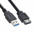 USB 3.0 to Power Over eSATA DC5V Adapter USB2.0 to HDD/SSD/ODD eSATAp Converter U3-008