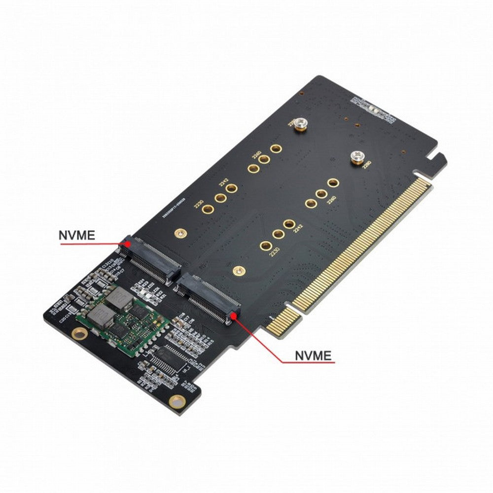 4X NVME M.2 AHCI to PCIE Express 3.0 Gen3 X16 Raid Card VROC Raid0 Hyper Adapter SA-024