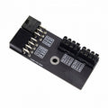 Dual ATX 8Pin Female to 6+8pin Male 180 Degree Angled Power Adapter for NVIDIA 3080 3090 Graphics Card GPU PW-025