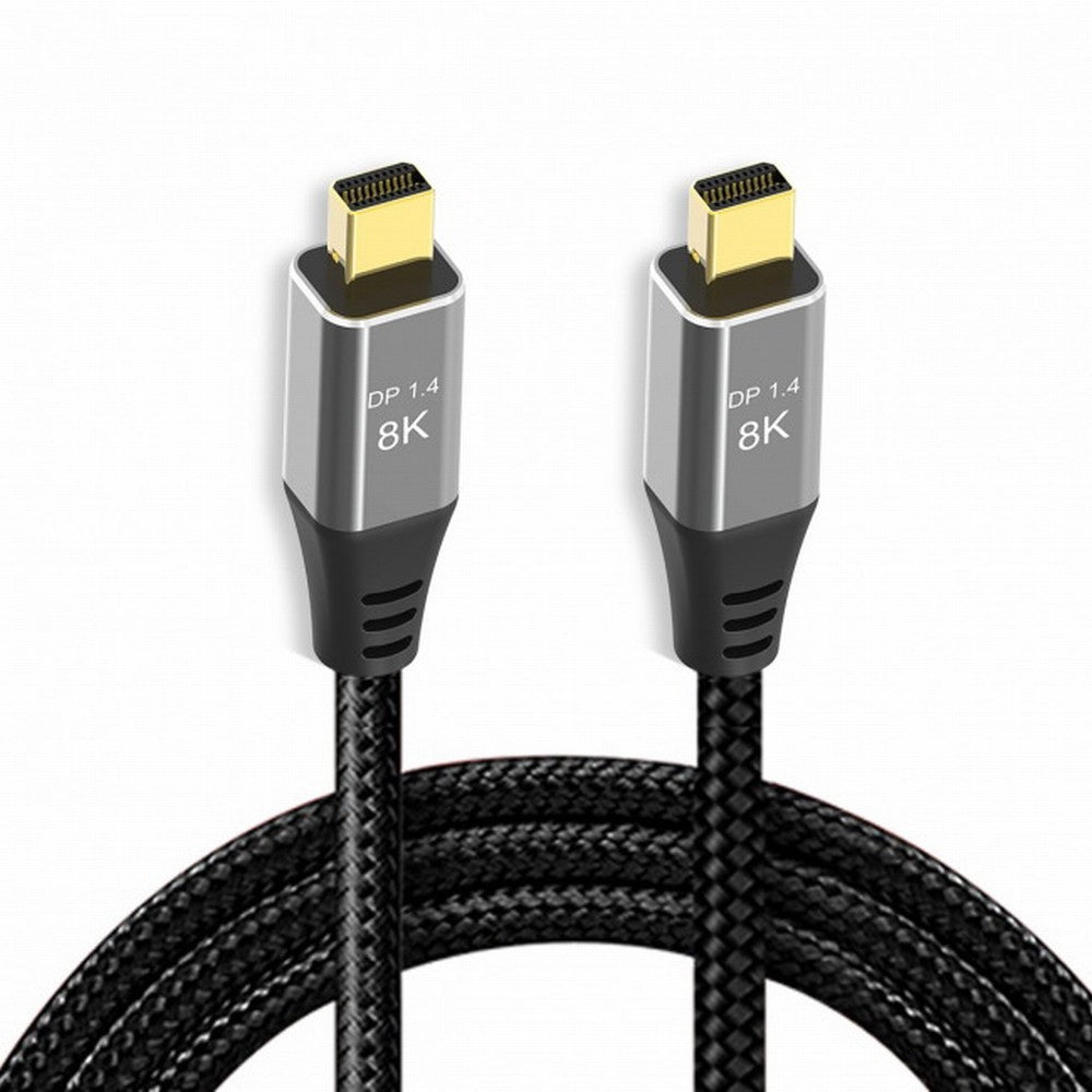 Mini DisplayPort 1.4 8K 60hz Cable Ultra-HD UHD 4K 144hz Mini DP to MiniDP Cable 7680*4320 for Video PC Laptop TV DP-014