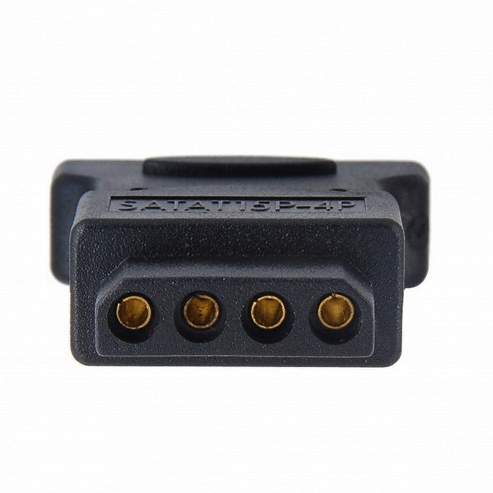 15Pin SATA Male Power Cable to Molex 4-pin IDE Hard Disk Drive Power Adapter SA-010