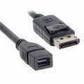 DP DisplayPort Male to Mini DP DisplayPort Female Cable 20cm for Displays HDTV Monitor DP-048-BK