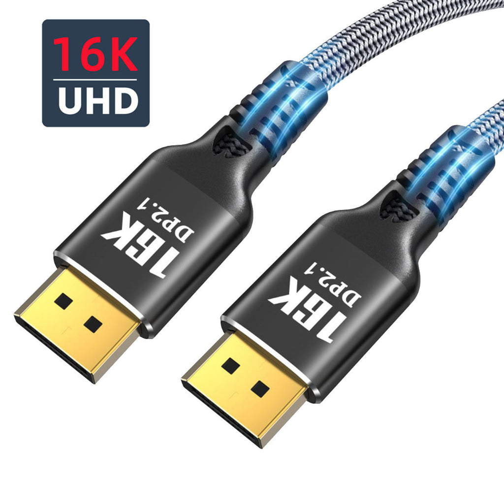 DisplayPort 2.0 DP to DP Cable 16K 60hz Cable 2m Ultra-HD UHD DP 1.4 8K 120hz for PC Laptop TV DP-003-2.0M