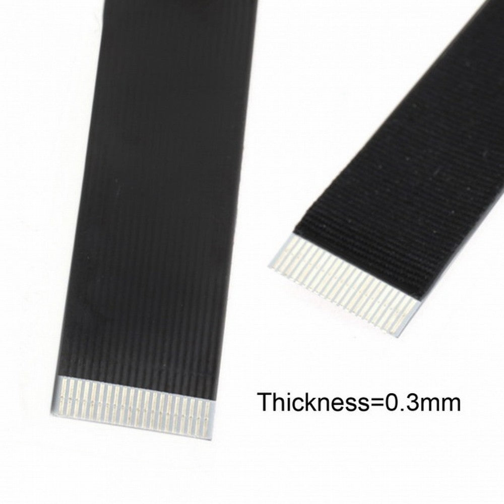 Down Angled USB 2.0 Type-A Male to Type-A Male Data Flat Slim FPC Cable 90 Degree for FPV Disk Scanner Printer CC-U2-031-DN