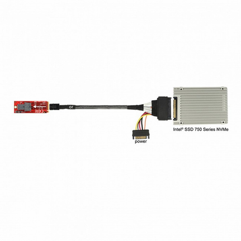 M.2 SFF-8643 Card Adapter and U.2 U2 SFF-8639 NVME PCIe SSD Cable PCI-E 3.0 4.0 for Mainboard SSD SF-093+SF-094