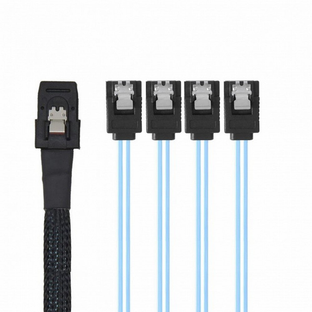 Internal Mini SAS SFF-8087Host to 4 SATA 7pin Target Hard Disk 6Gbps Data Server Raid Cable CC-SF-004