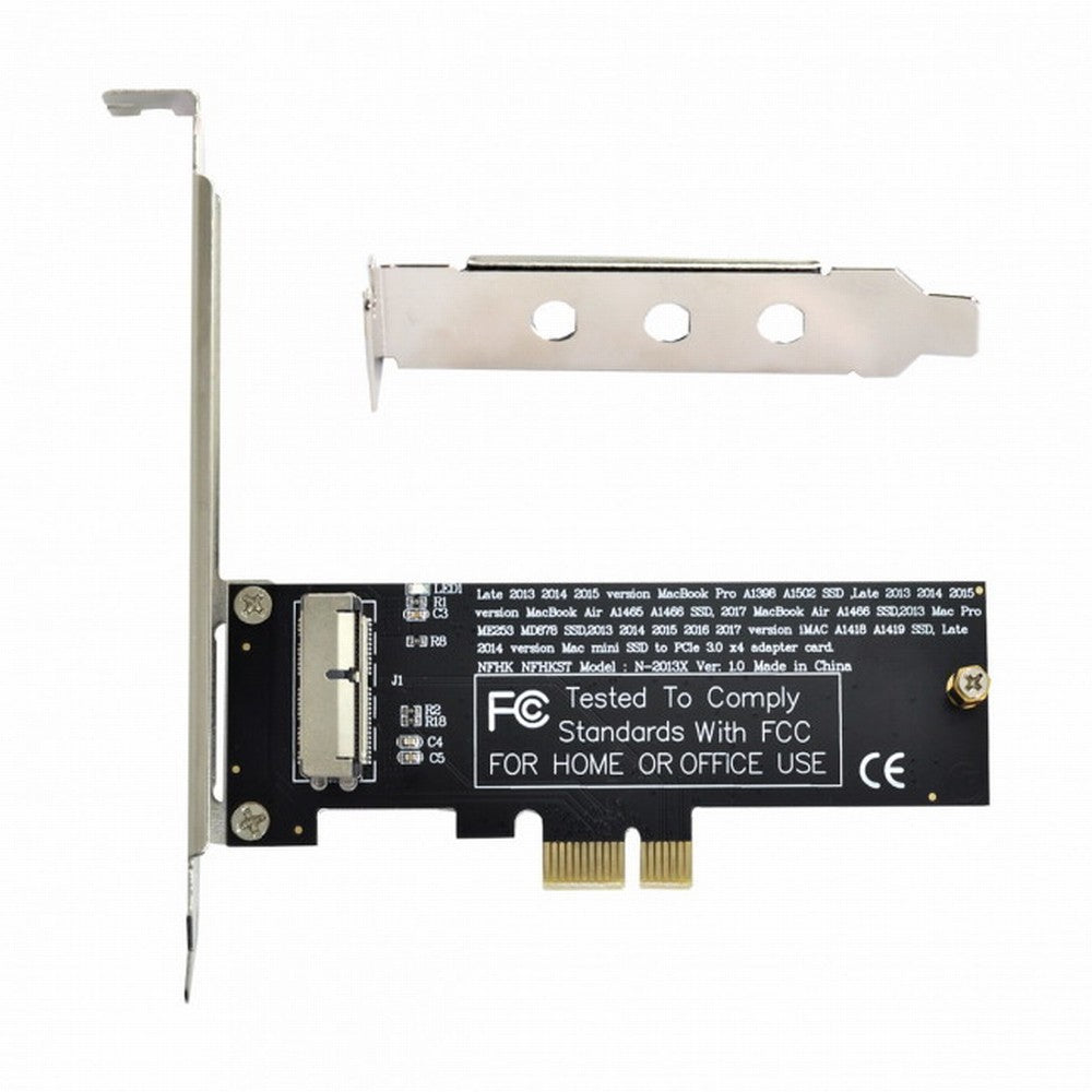 PCI Express PCI-E 1X to 12+16Pin 2013-2017 Mac Pro Air SSD Convert Card for A1493 A1502 A1465 A1466 SA-143