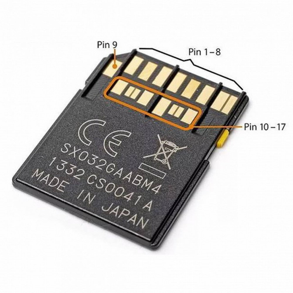 TF Micro SD Male Extender to SD Female Card Extension Cable Adapter Flexible SD/SDHC/SDXC UHS-III UHS-3 EP-012-B34SF
