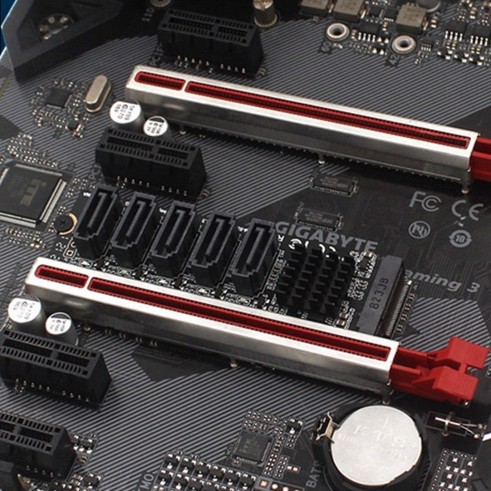 NGFF NVME M-Key PCI Express to SATA 3.0 6Gbps 5 Ports Adapter Converter Hard Drive Extension Card JMB585 2280 SA-004
